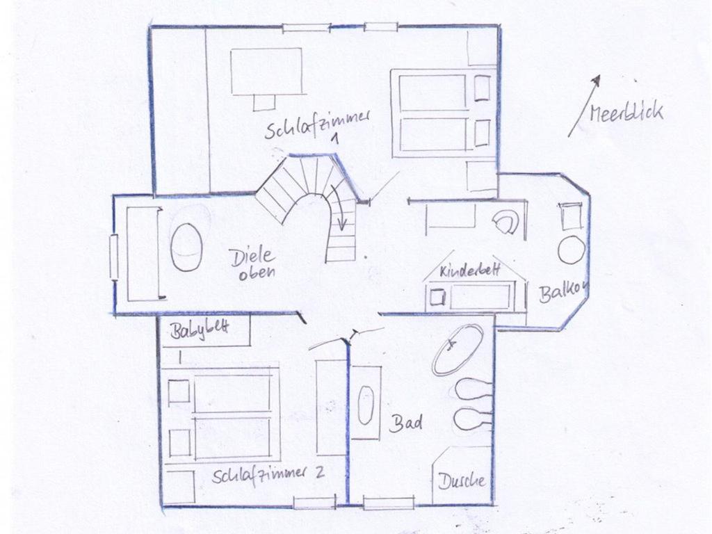 Wildrose Ferienhaus 博尔滕哈根 外观 照片
